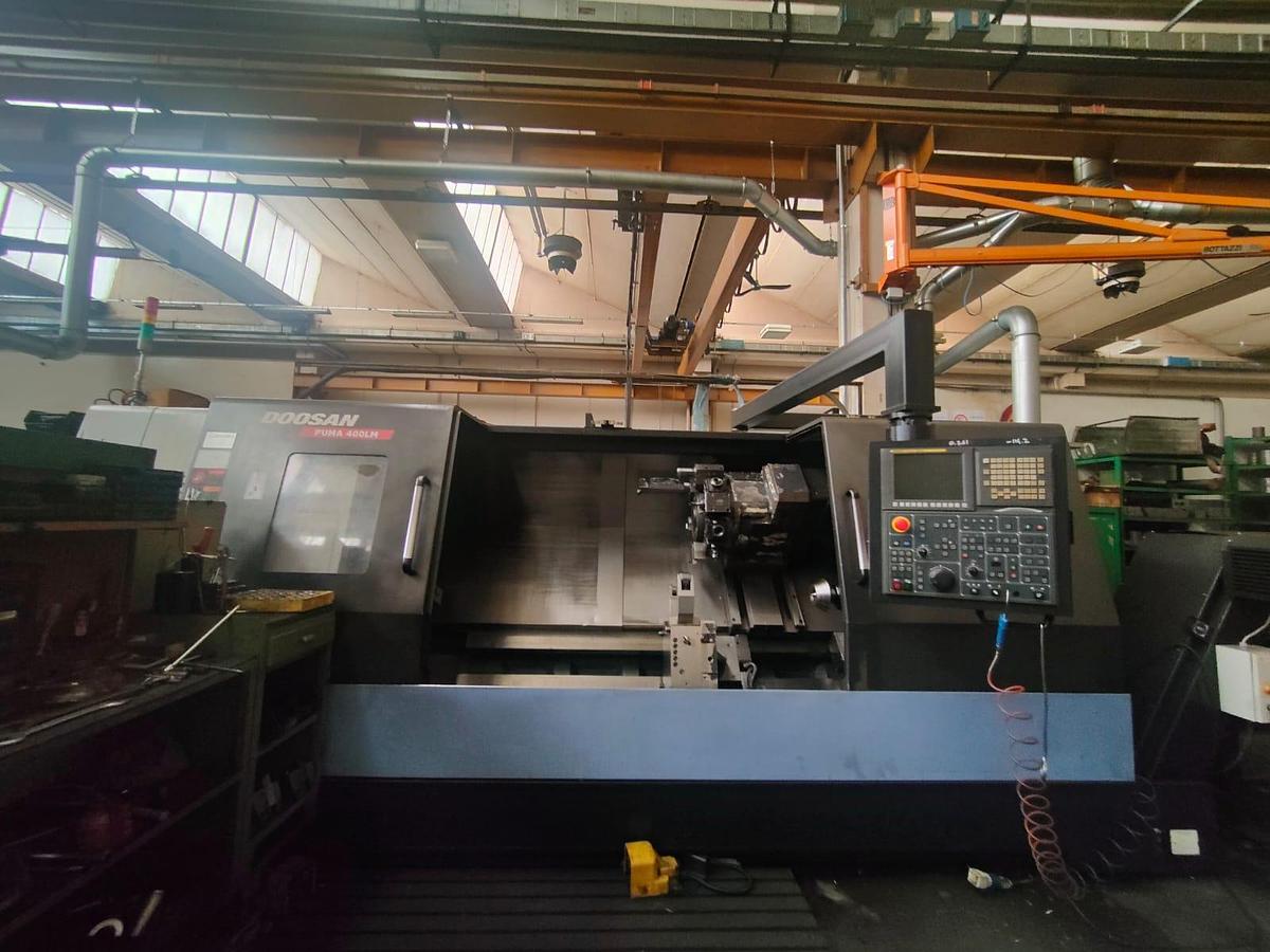 Used 2014 DOOSAN PUMA LATHE mod.400 LMB