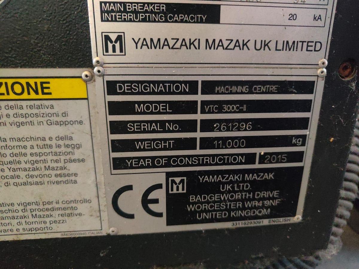 Used MAZAK VTC 300C II
