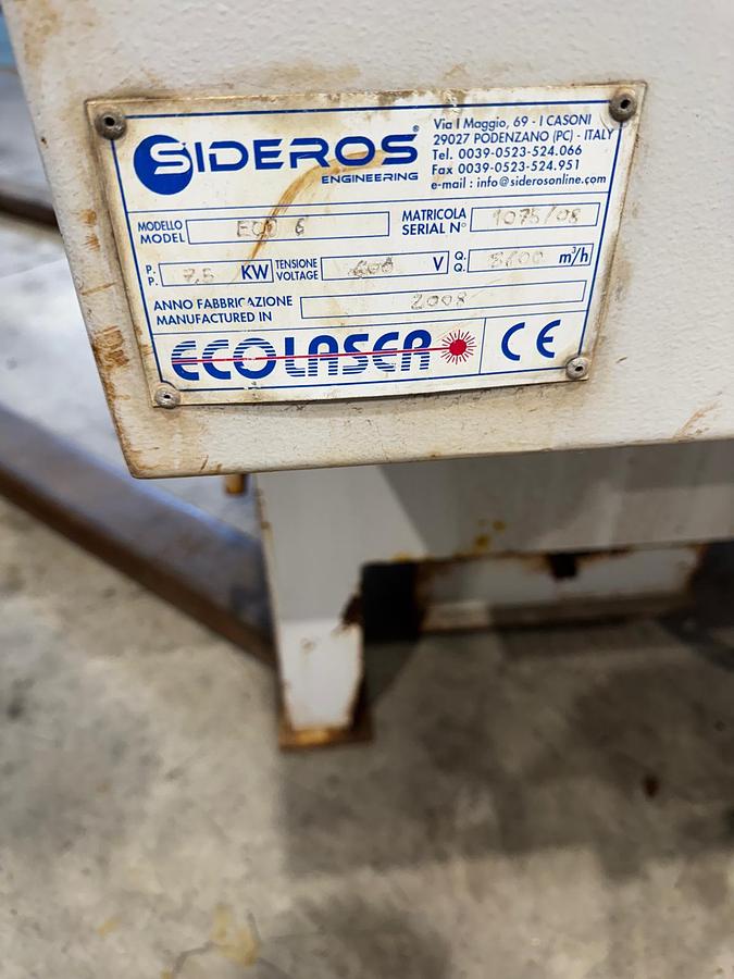Used 2006 Schiavi Quasar 4000x2000 CNC Plasma Cutting Machine