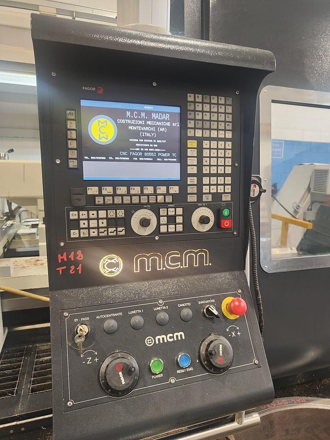 Used 2019 MCM lathe mod.ATL HEAVY PLUS 625×3000