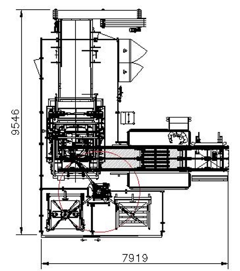 Used 2008 CFT SIMA AUTOMATIC LOW-LEVEL Depalletizer