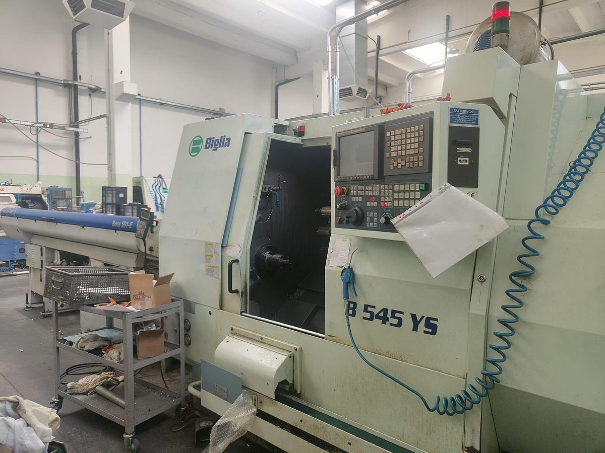 Used 2008 BIGLIA B545YS LATHE WITH LOADER