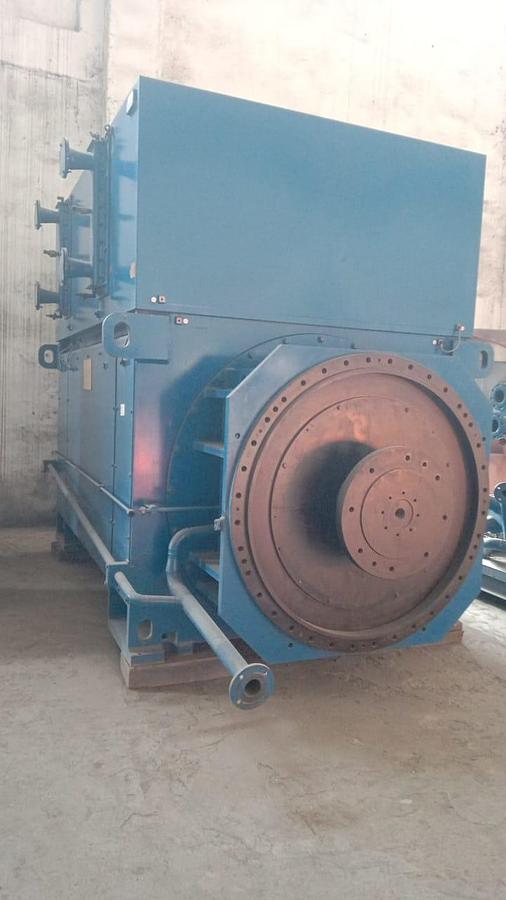 Used THYSSEN Extraction Condensing Steam Turbine 6.6 MW MAN