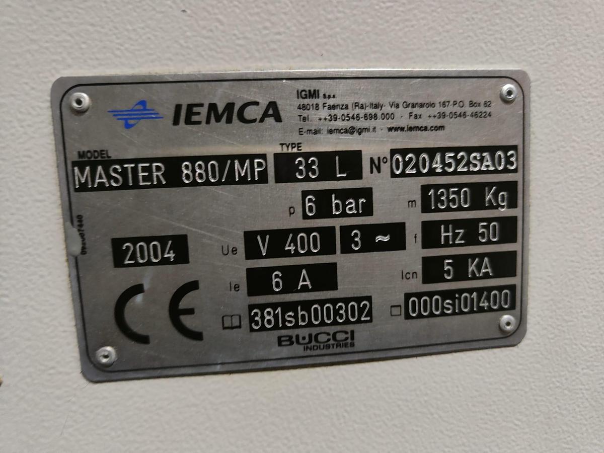 Used 2004 IEMCA MASTER 880/MP BAR PUSH LOADER