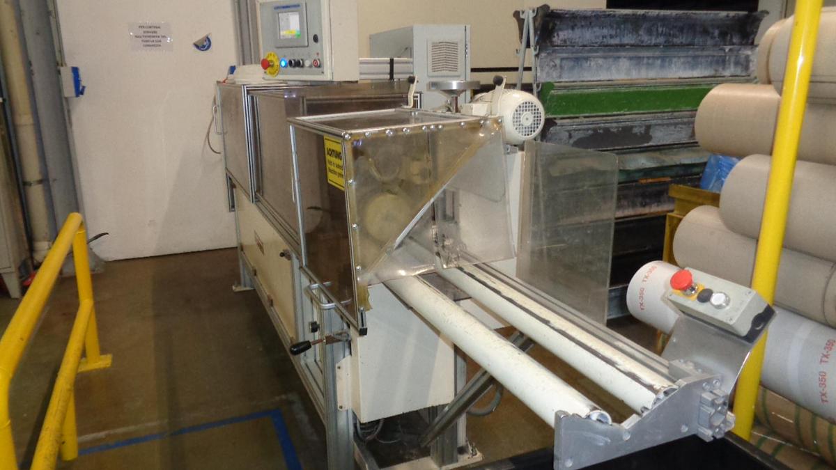 Used 1993 Brodbeck HSE 2000 Core Tube Cutting Machine