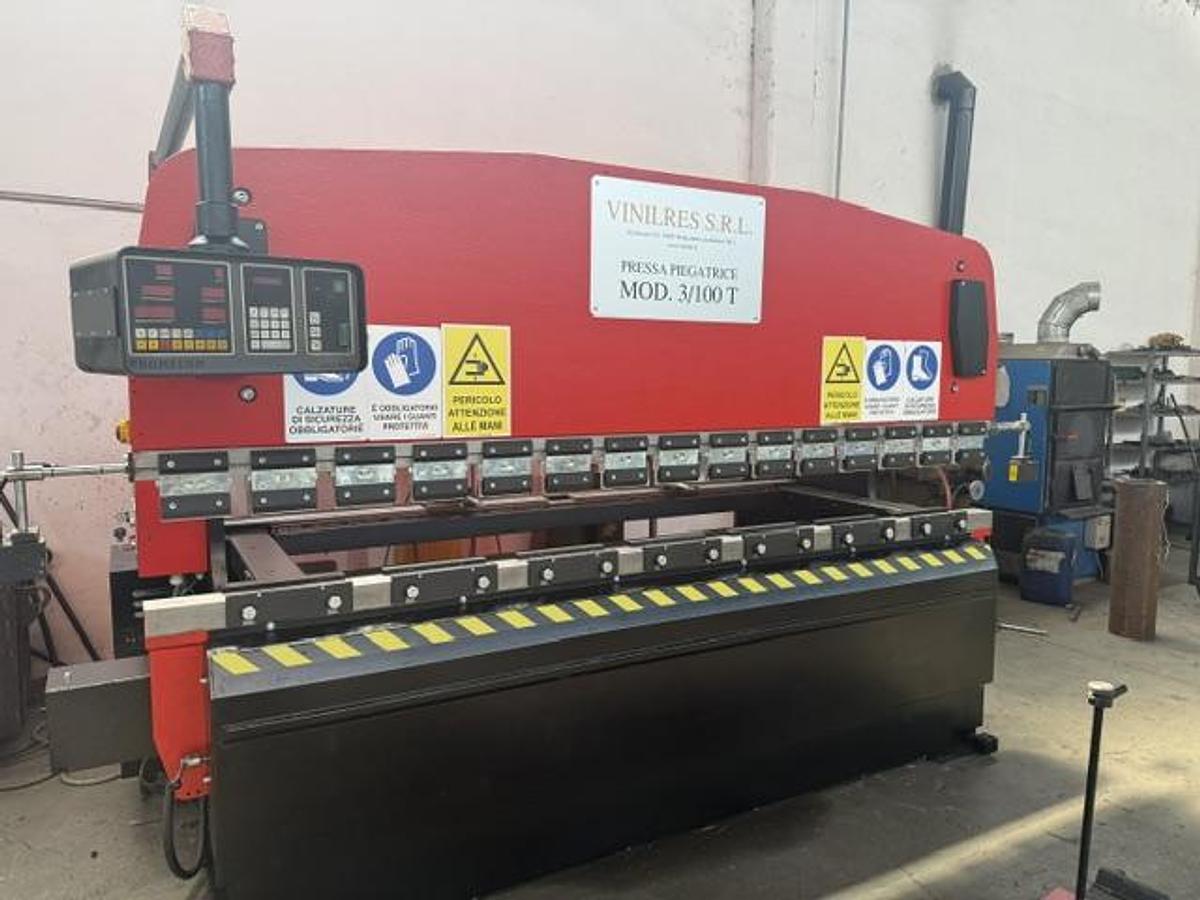 Used Overhauled Hydraulic Press Brake – Schiavi RG-103, 100 Ton, 3,100 mm
