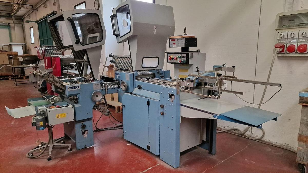 Used MBO Folding Machine – Automatic Paper Folding System for Printing and Finishing