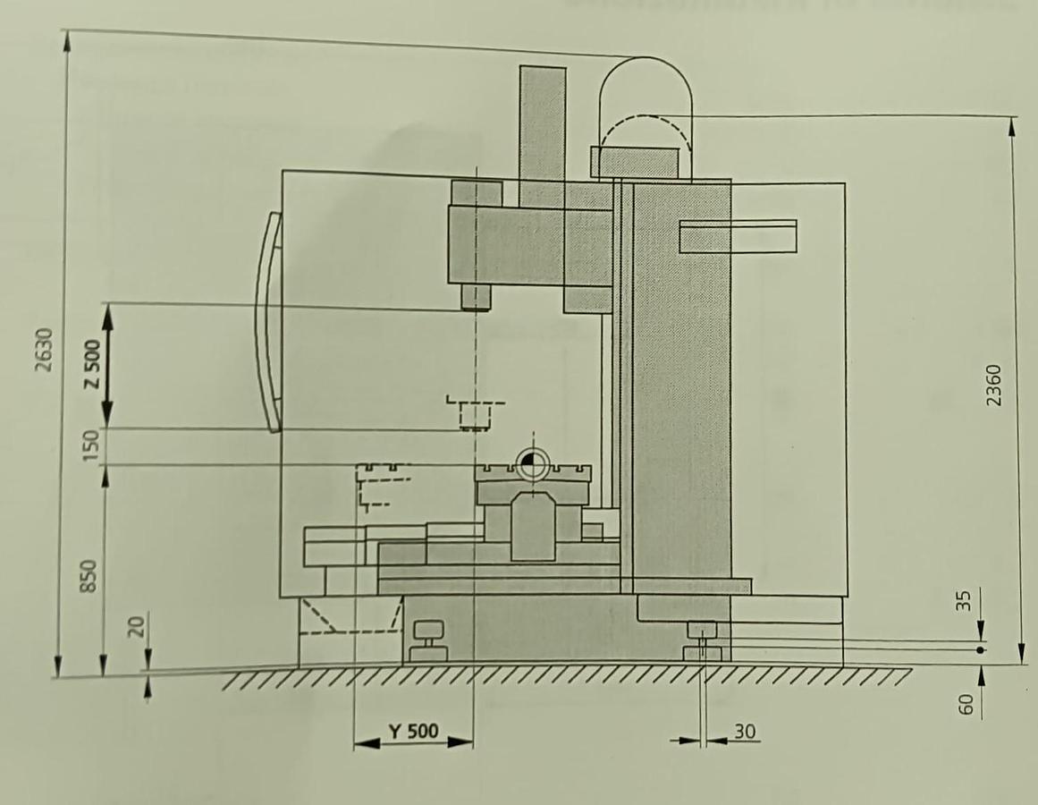 Gebraucht 1997 ZERSPANUNGSZENTRUM DECKEL MAHO DMC63V