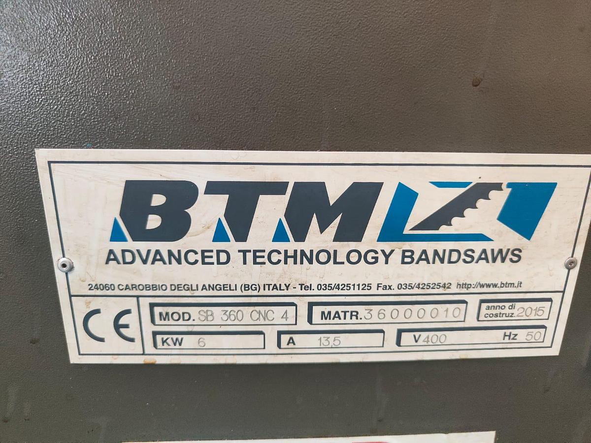 Used 2015 BTM SAW mod.SB360 CNC4