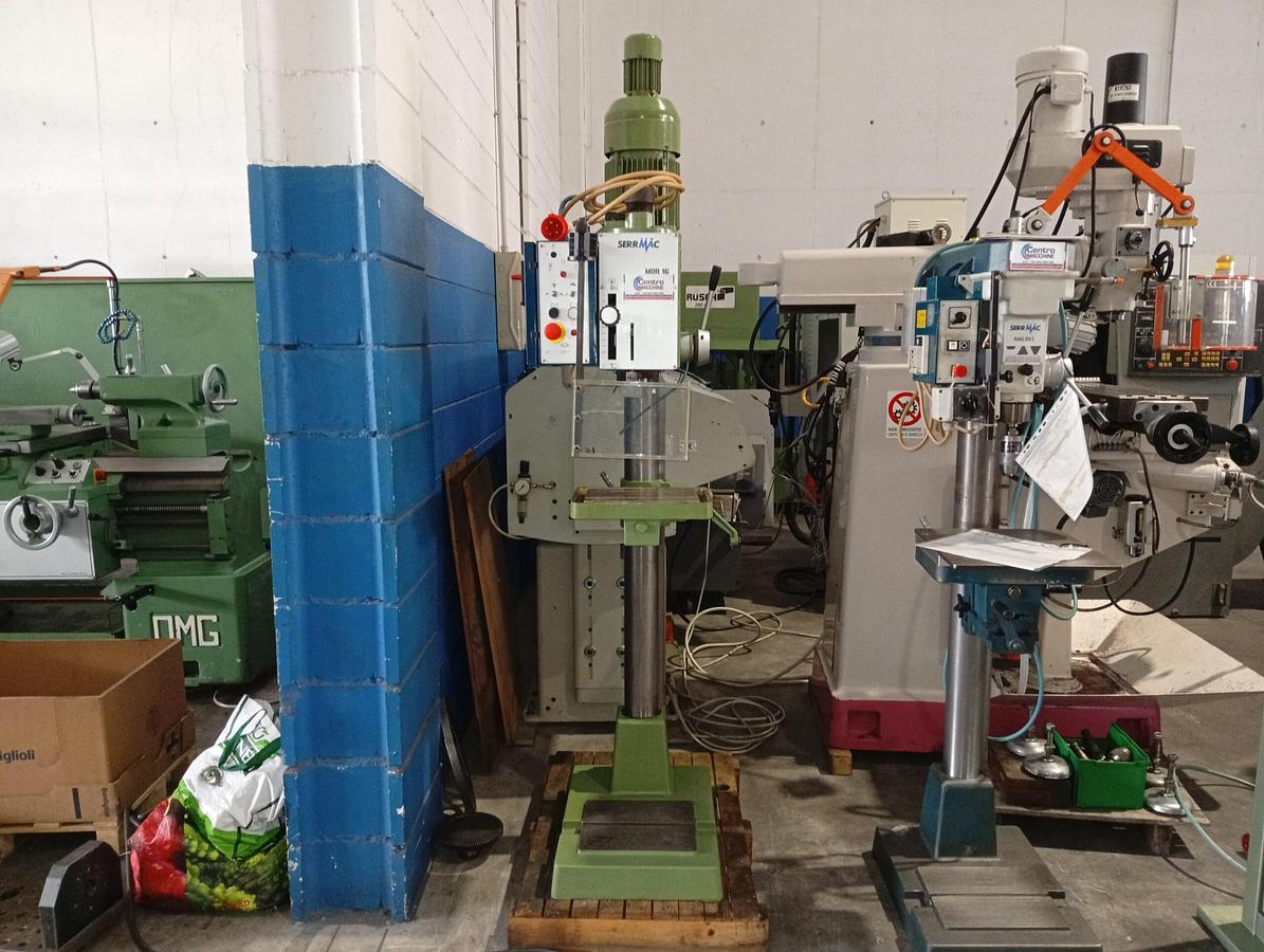 SERRMAC GEWINDESCHNEIDMASCHINE Mod. MDR16