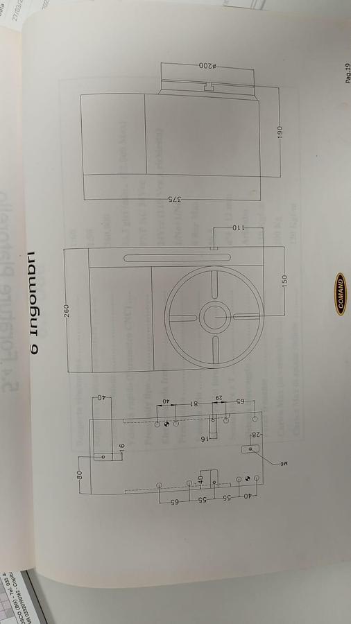 Used 2014 CNC SWIVEL TABLE model SX-SW1 TGV200