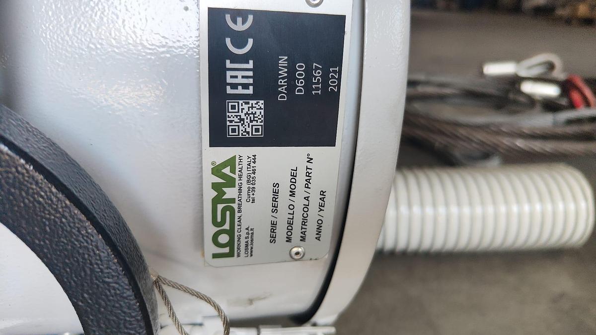 Used 2021 SMOKE EXTRACTOR LOSMA model.DARWIN D600
