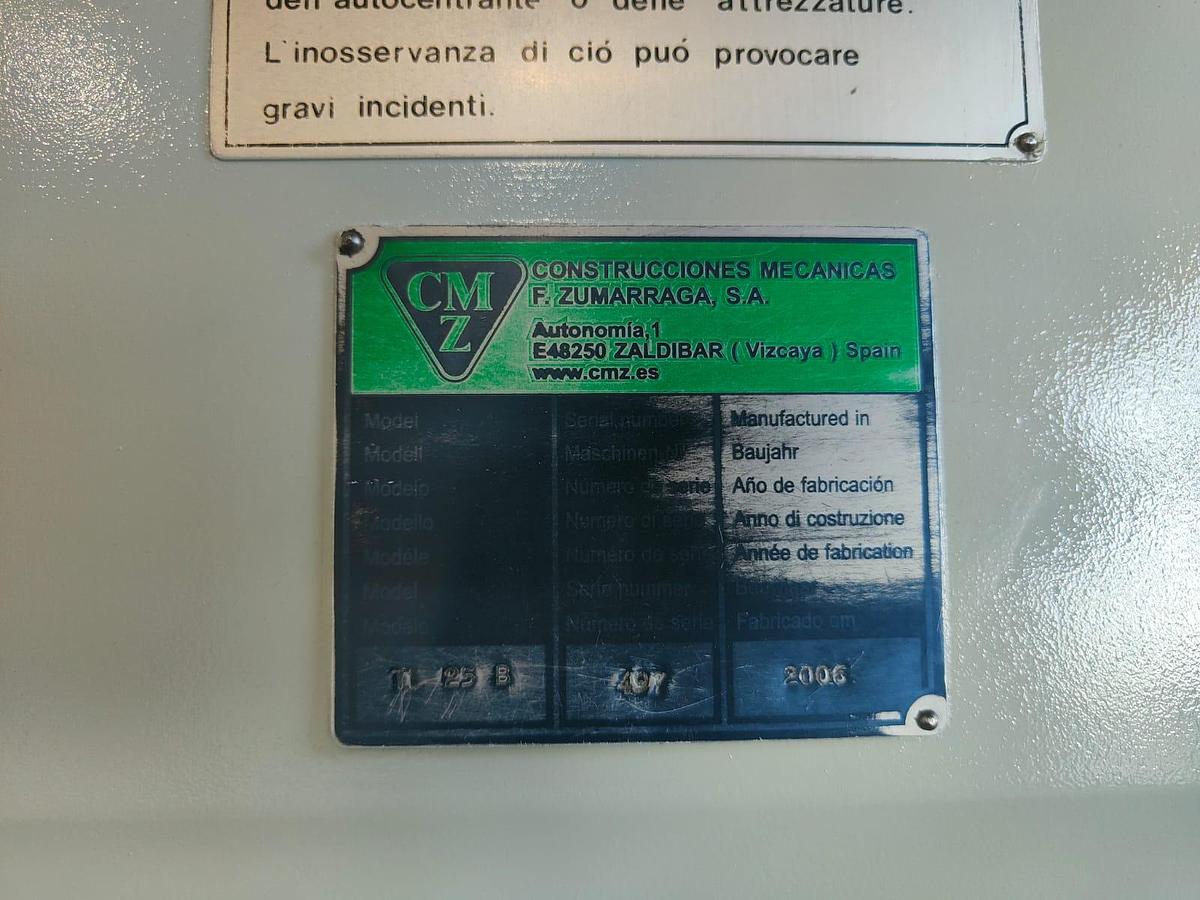 Used 2006 CMZ LATHE mod.TL25B