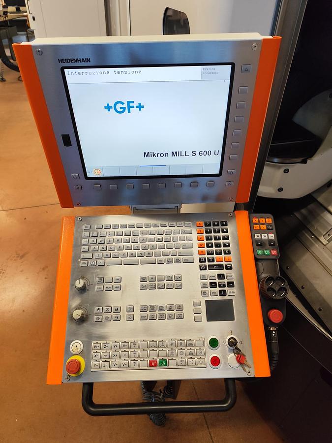 Used 2016 MILLING MACHINE MIKRON model GF MILL 600 UL Pallet magazine with 7 positions