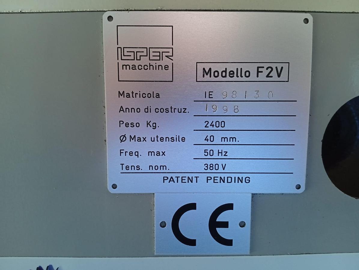 Used 1998 ISPER milling machine model F2V