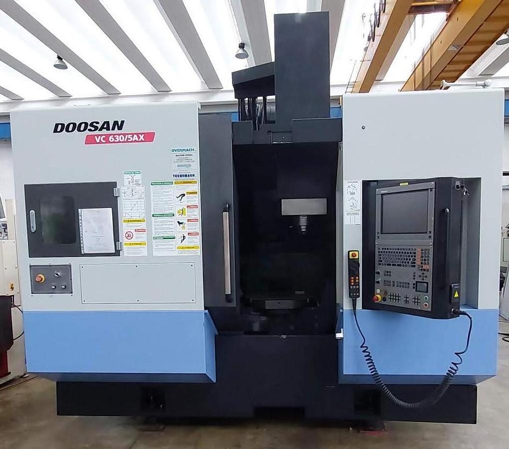 Used 2015 VERTICAL CENTER DOOSAN 5-AXIS Model VC 630/5AX