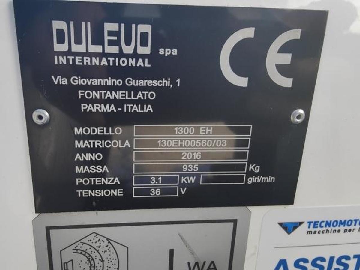 Refurbished 2016 INDUSTRIAL FLOOR SCRUBBER DULEVO 1300 EH REVISED