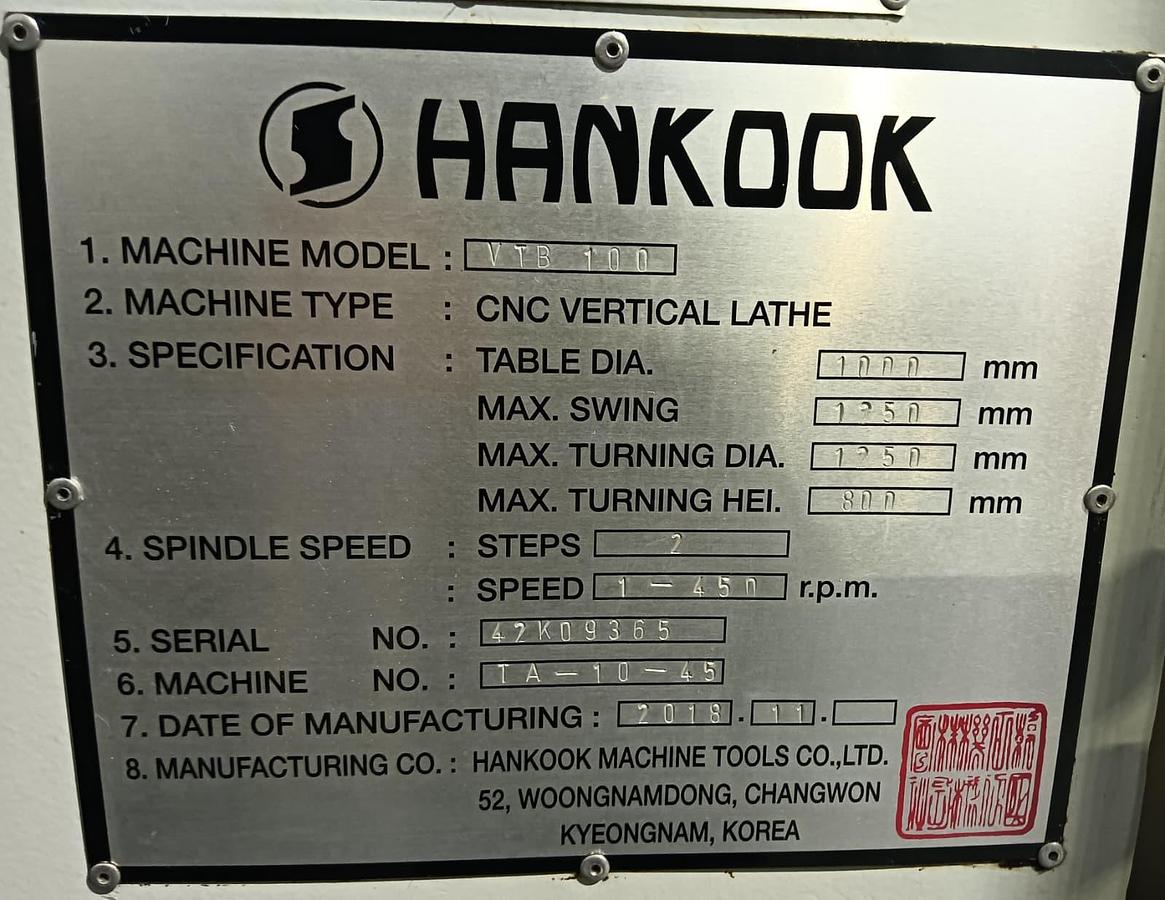 D'occasion 2018 TOUR VERTICALE HANKOOK mod.VTB 100