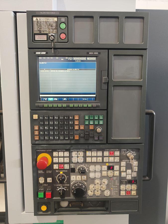 Used 2005 MORI SEIKI lathe mod. NL 2500Y/1250