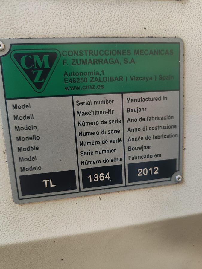 Used 2012 CMZ TL20M LATHE