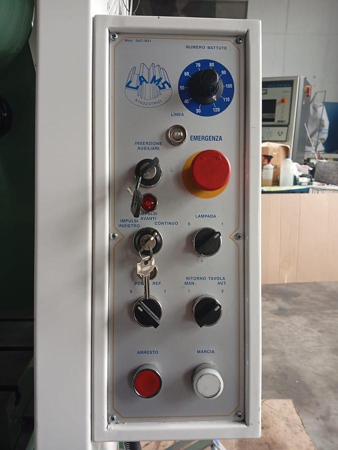 Used 1999 STOZZATRICE CAMS mod. 200 SAC