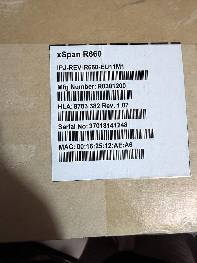 Impinj xSpan (ETSI), Gateway RFID + Suspended Ceiling Mounting Kit + Reader Licensee