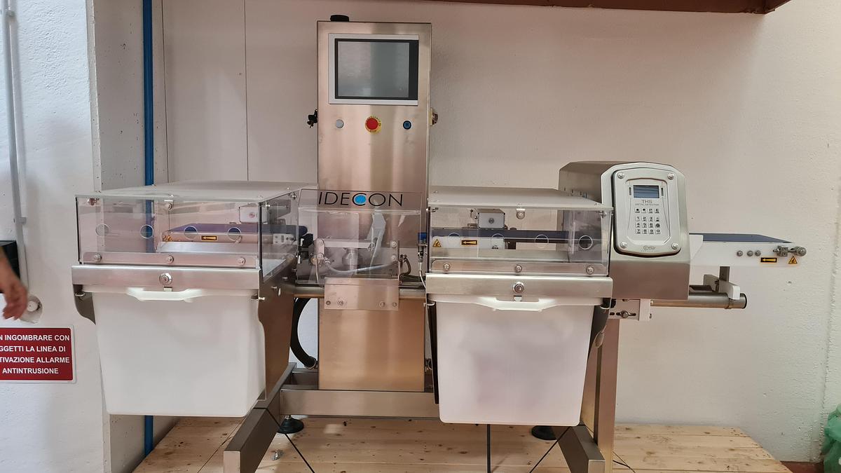 Used 2018 Ceia IDECON-Bitec WPM-L3500 Combined Metal Detector and Checkweigher System