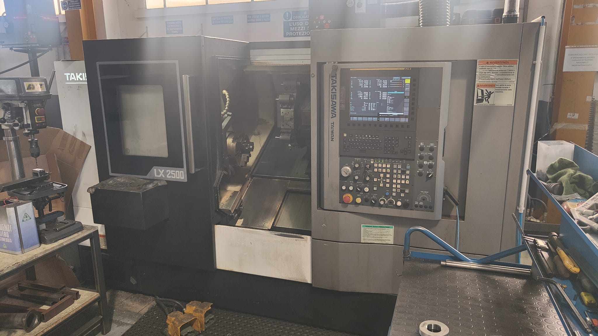 Used 2021 TURNING CNC TAKISAWA model LX 2500