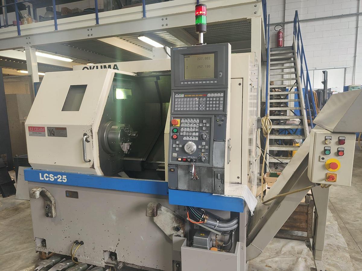 Used 1995 OKUMA TURN-OUT MACHINE mod. LCS-25