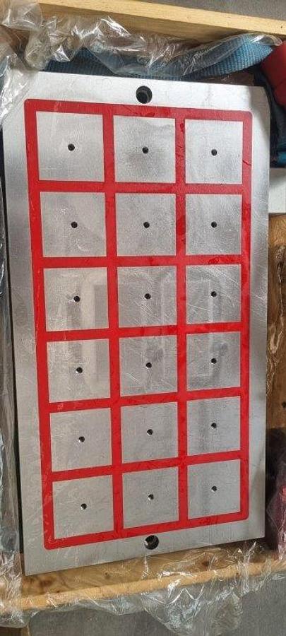 Used LTF Electropermanent Magnetic Chuck 601 x 327 mm 18 poles