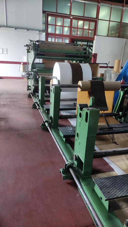 Used Sack line W&H AEK1140 Tuber+Kochsiek Bottomer K66+Icoma Palletizer