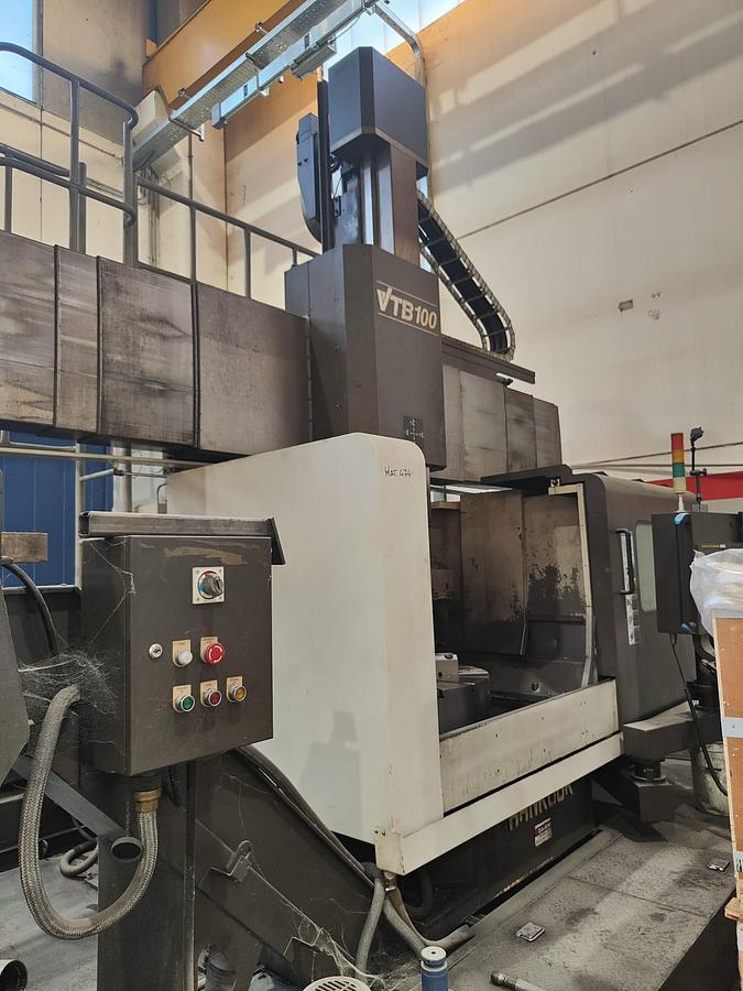 Used 2018 VERTICAL LATHE HANKOOK model.VTB 100