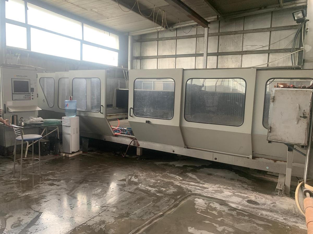 Used Bavelloni ALPA 450-4N Horizontal CNC Glass Processing Machine 2500x4500 mm 4 Axis