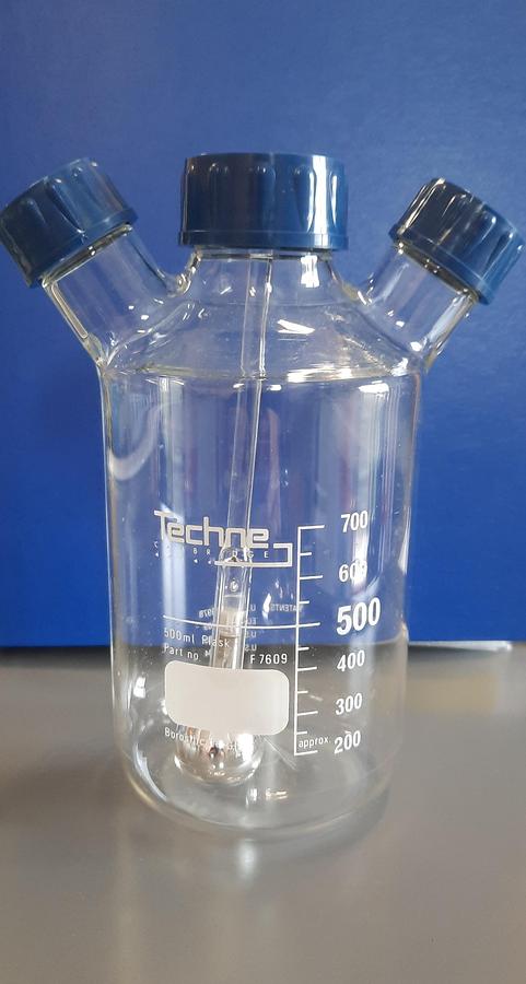 Used Techne MCS 102L Spinner Flask 500 ml – Biological Stirrer Culturing Flask (2 Units)