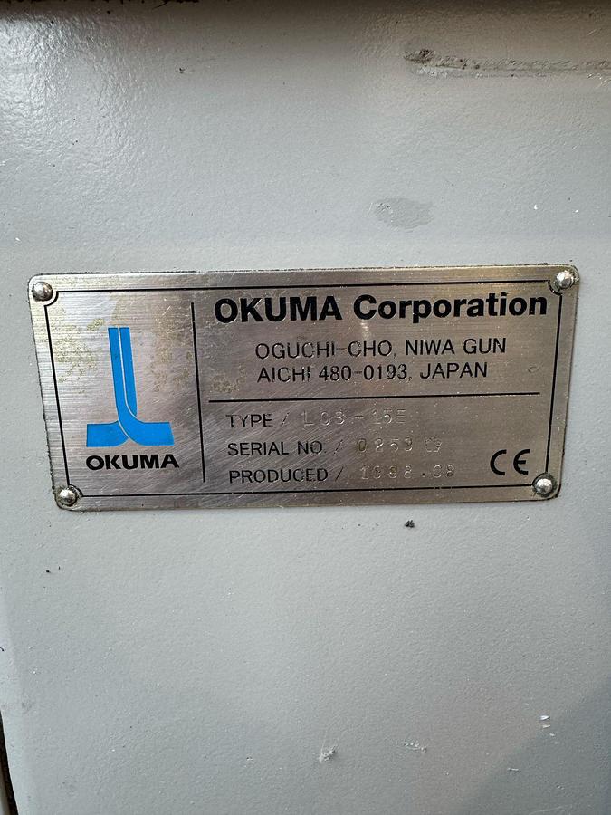 Used 1998 OKUMA CNC lathe mod.LCS-15E