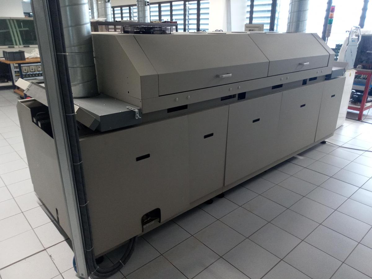 Used REHM Compact C2.1 Nitro 1.8 B Reflow Soldering Oven, 5 Heating Zones, Nitrogen/Air, 400 mm PCB Width