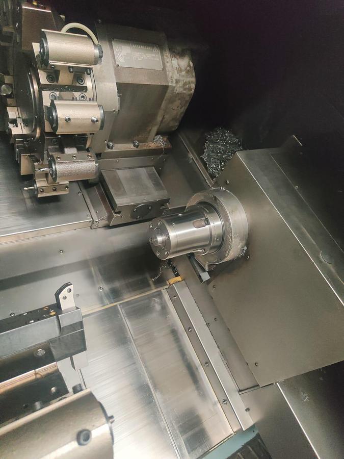 Used 2002 BIGLIA B445S LATHE WITH LOADER