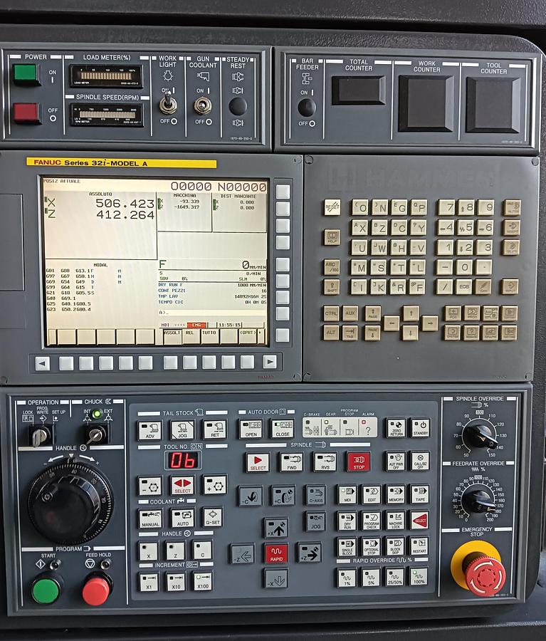 Used 2014 HYUNDAI CNC LATHE mod.L400LC
