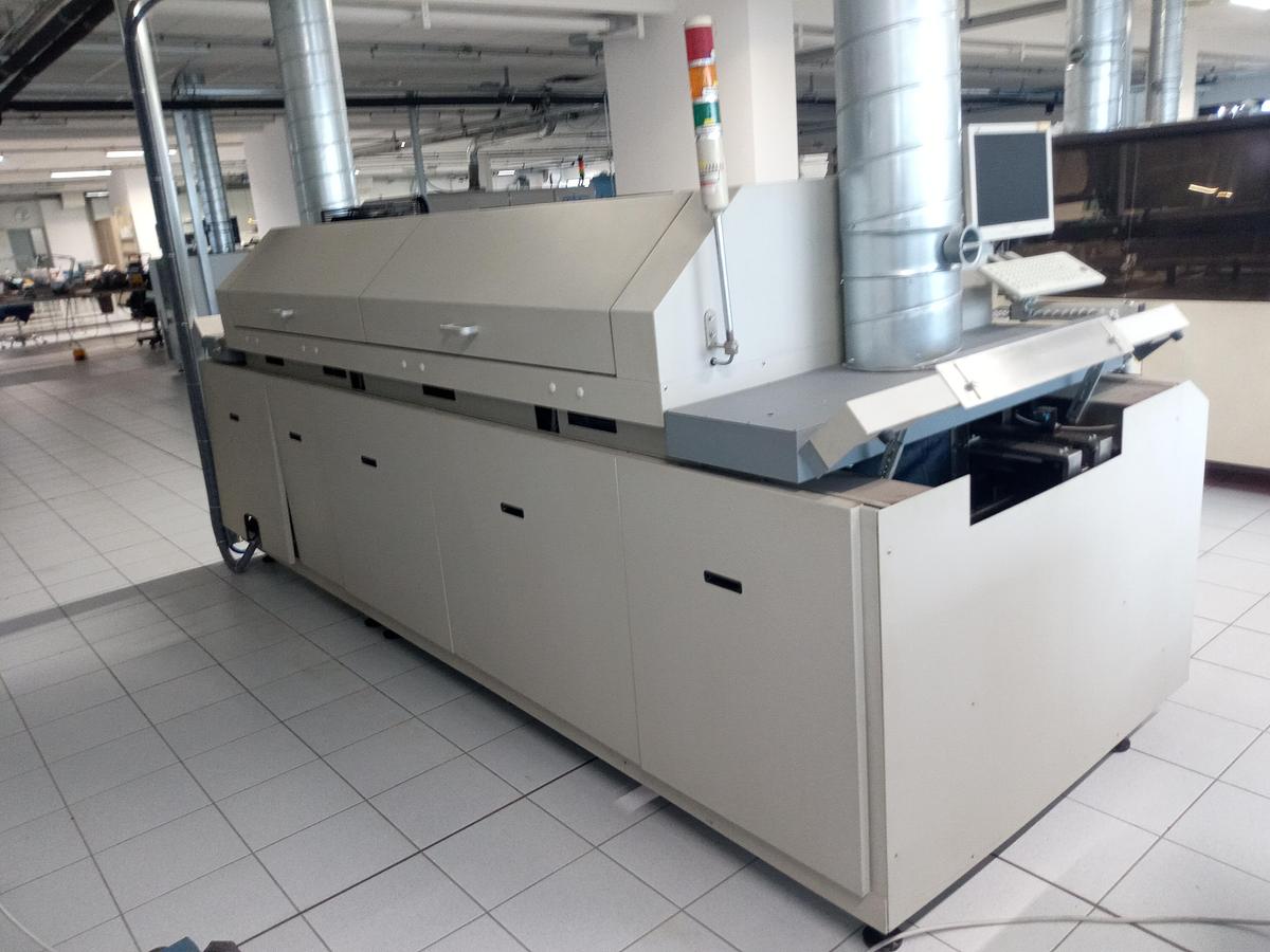 Used REHM Compact C2.1 Nitro 1.8 B Reflow Soldering Oven, 5 Heating Zones, Nitrogen/Air, 400 mm PCB Width