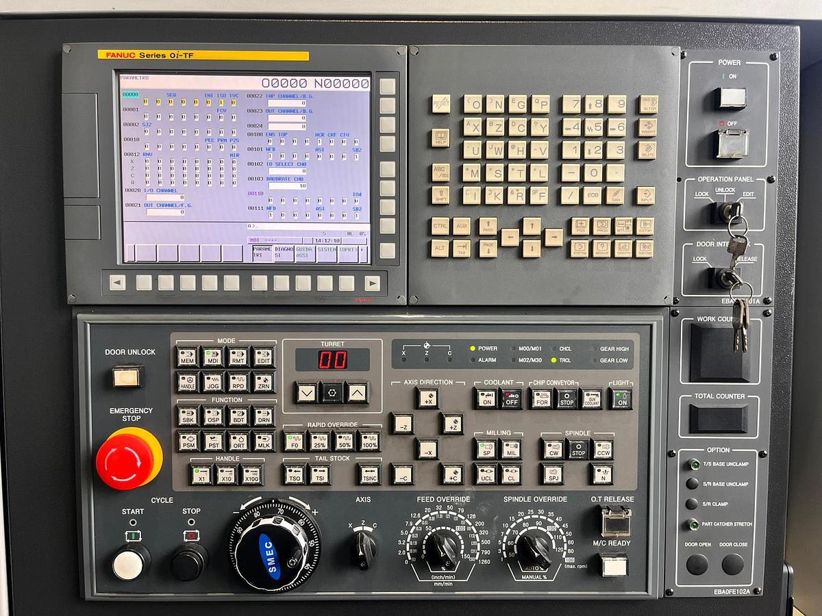 Used 2016 TURNING LATHE SAMSUNG SMEC model SL 2500BM