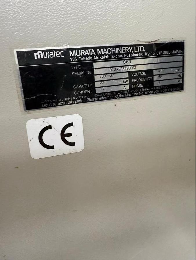 Used 2007 Muratec Vortex MVS 861