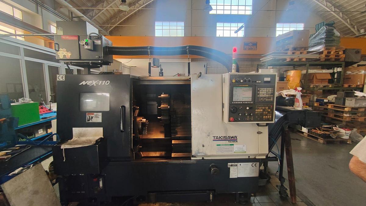Used 2008 TAKISAWA CNC LATHE model NEX 110