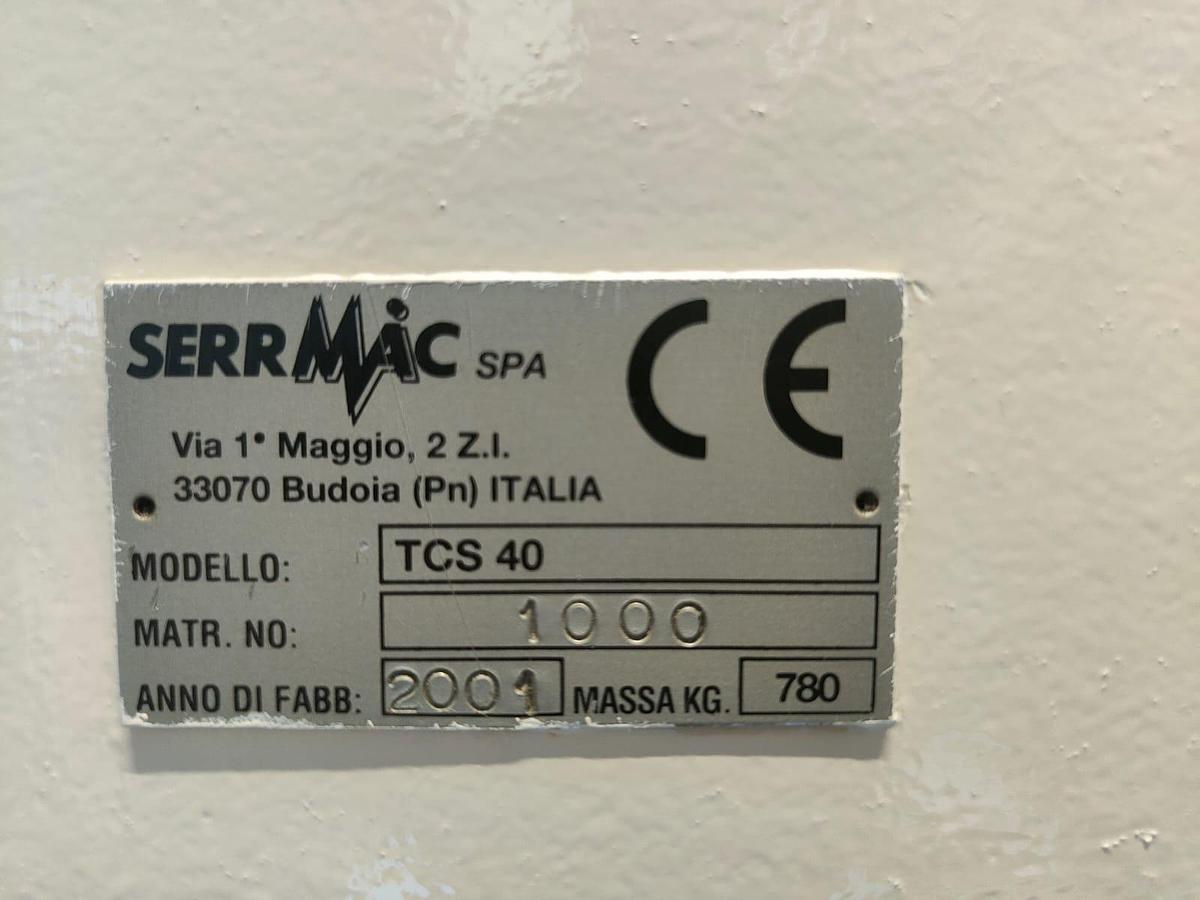 Used 2001 DRILLING-MILLING MACHINE SERRMAC model.TCS 40