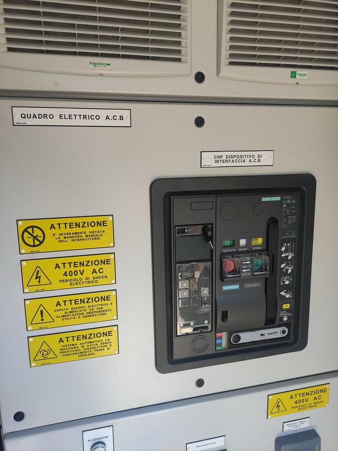 Used 1.26 MW Natural Gas Trigeneration Plant (CHP) – MTU 12V4000 L33 + Absorption Chiller