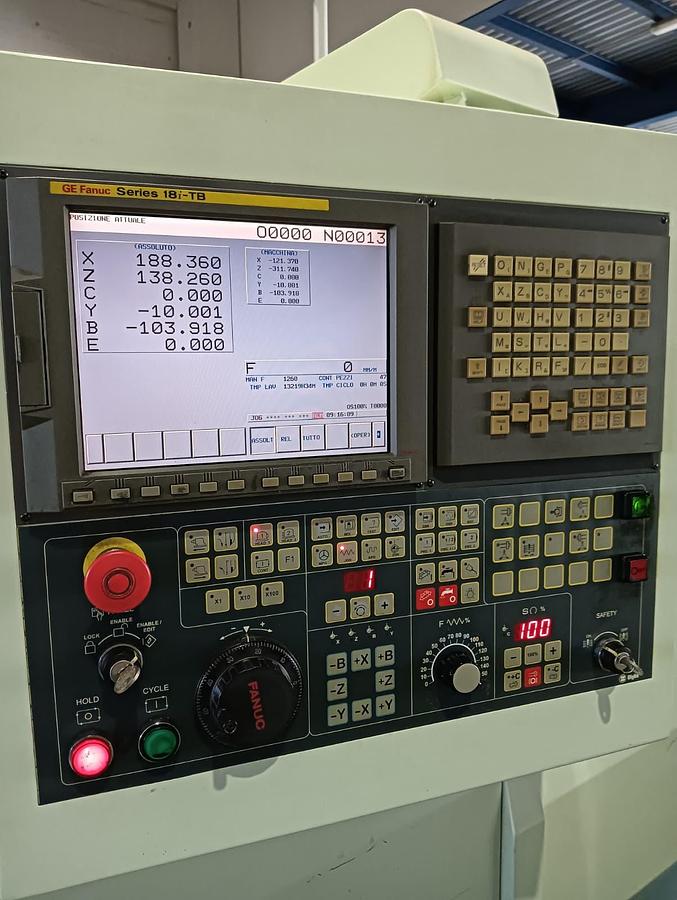 Used 2004 BIGLIA B550YS LATHE WITH LOADER