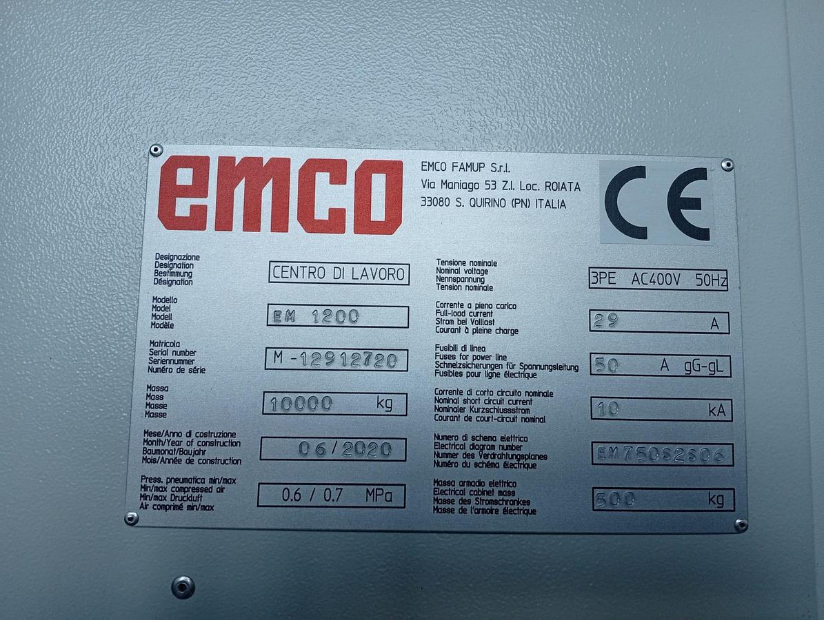 D'occasion Centre d'usinage EMCO EMCOMILL 1200