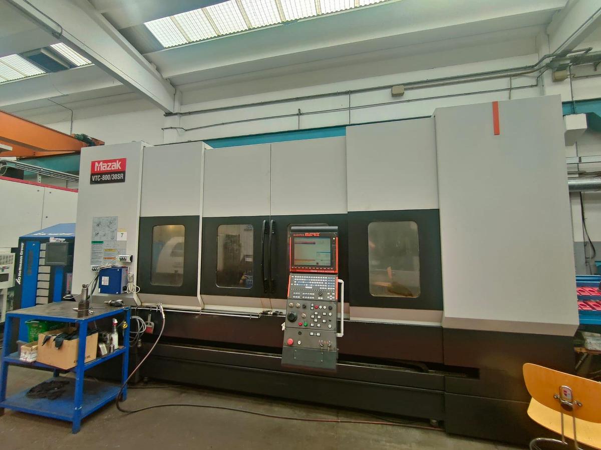 Used 2009 MOBILE COLUMN CNC MAZAK VTC 800-30 SR 5-AXIS