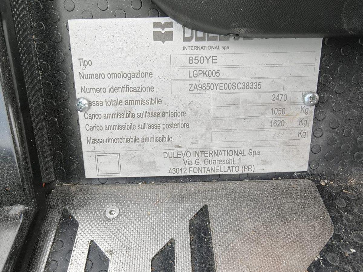 Rénové BALAYEUSE ASPIRANTE RÉVISÉE DULEVO 850 MINI EU6
