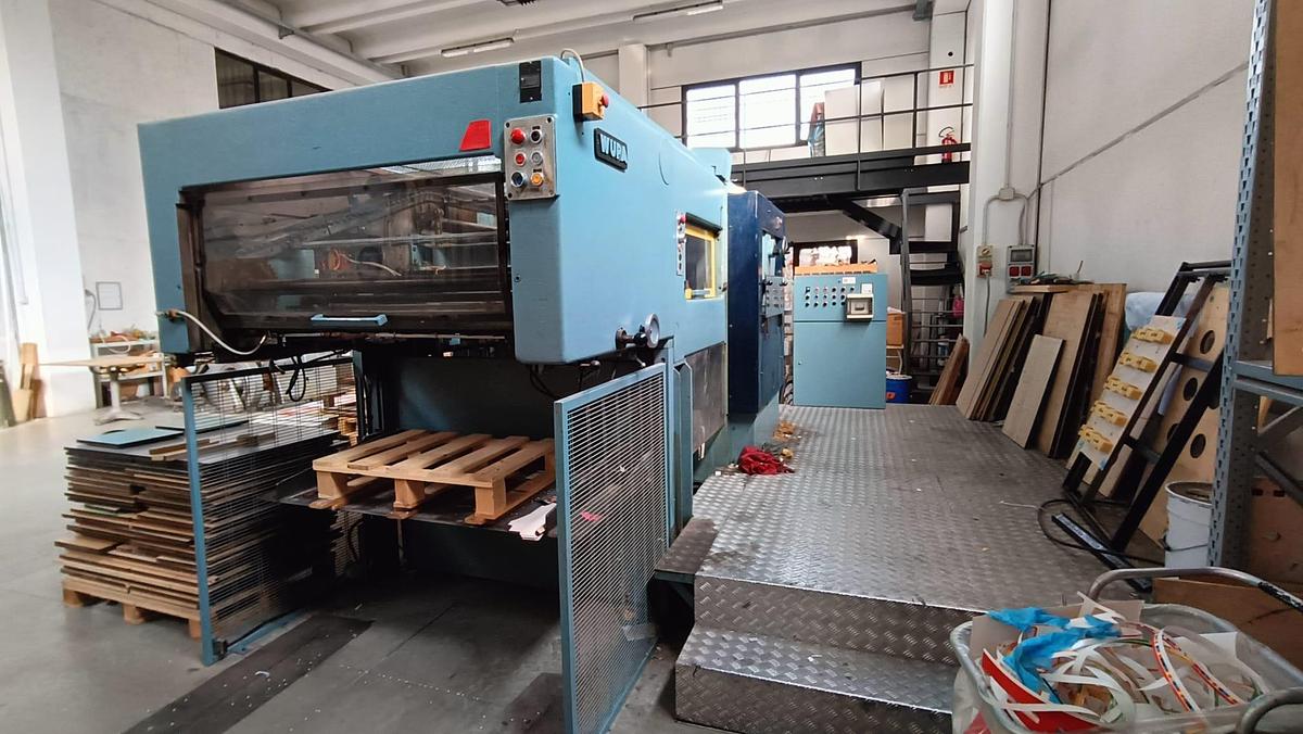 Used 1975 Wupa PS 4.1 Automatic Flatbed Die Cutter