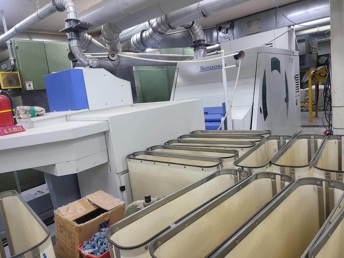 Used 2015 COTTON TRUTZSCHLER, RIETER, SCHLAFHORST OE SPINNING LINE